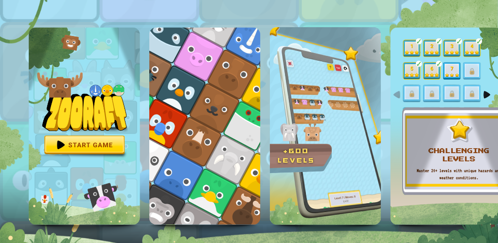 Zoo-Raft product design screenshot 1